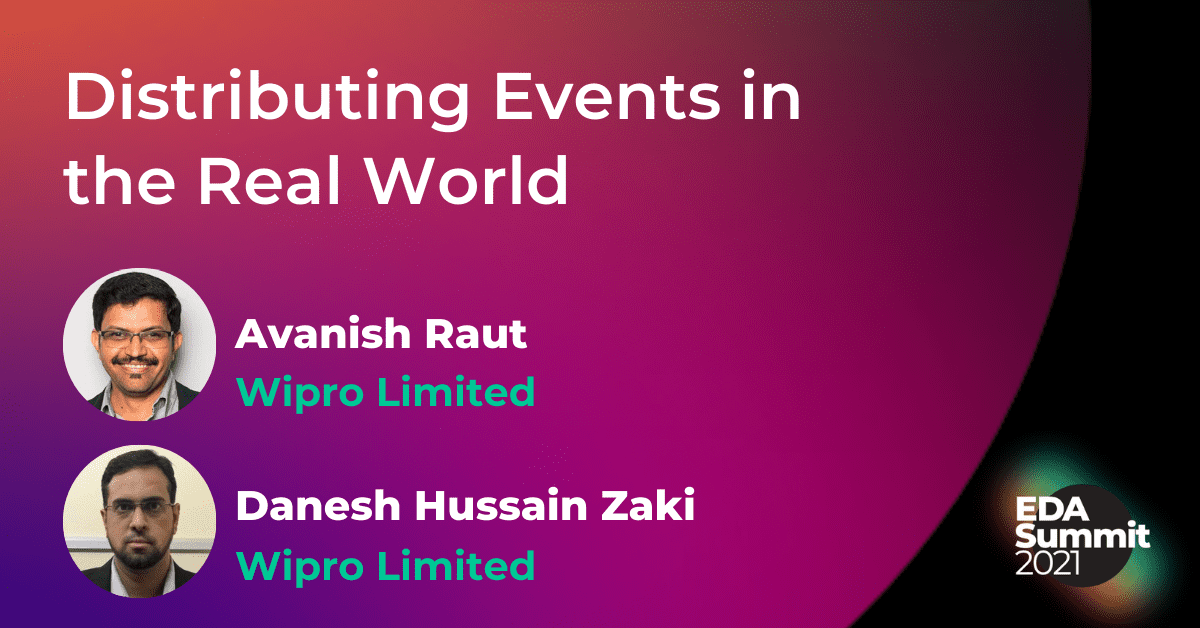 Distributing Events in the Real World | Wipro Limited